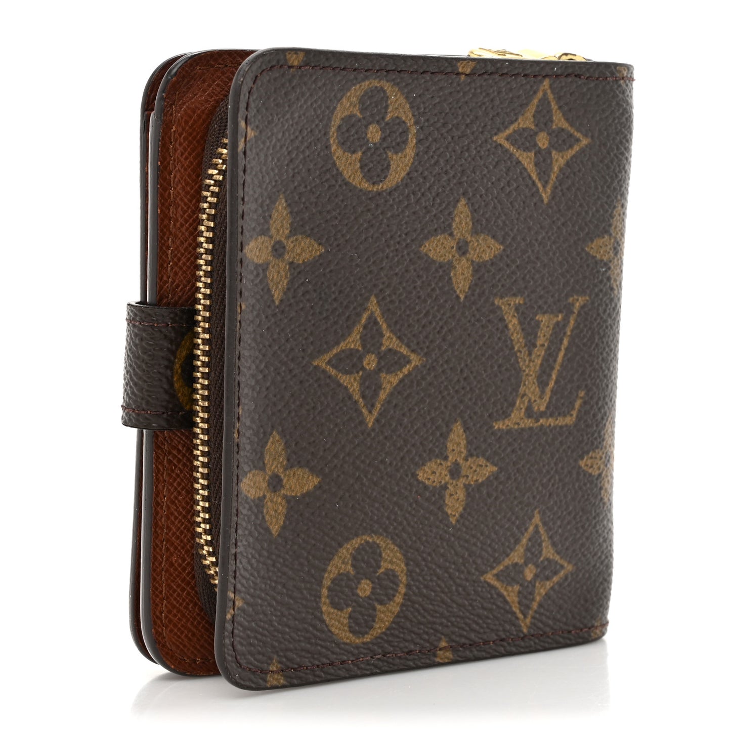 Monogram Compact Zippe Zipped Wallet