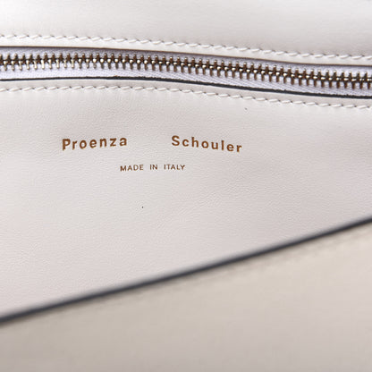 Proenza Schouler Lambskin Calfskin PS11 Soft Classic Shoulder Bag Optic White Clay 5 of 9