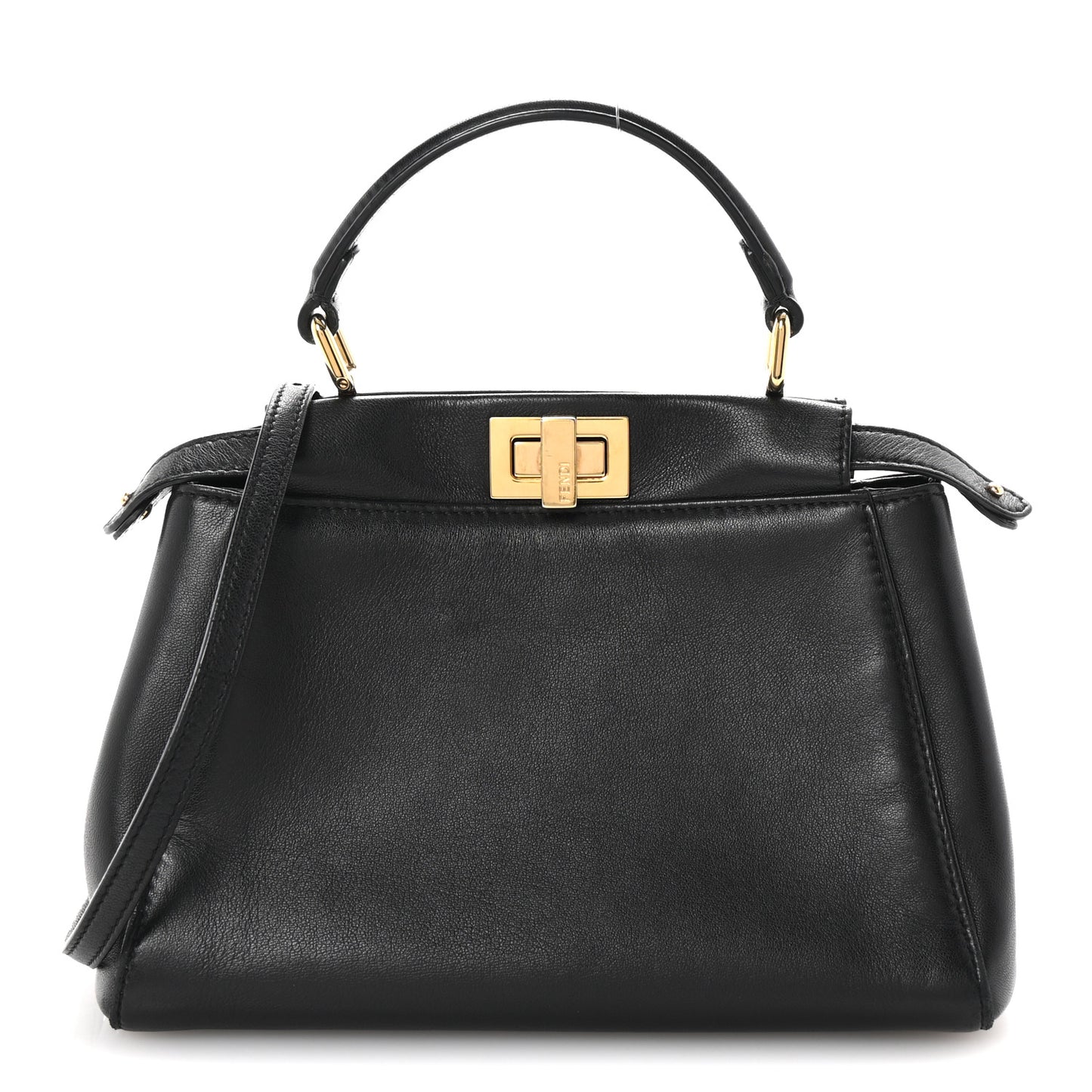 Nappa Mini Peekaboo Iconic Satchel Black