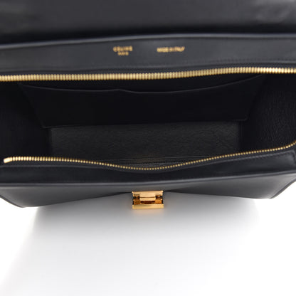 Celine Smooth Calfskin Suede Small Tri-Color Trapeze White 5 of 8