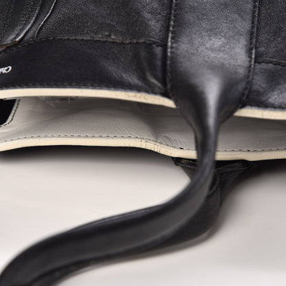 Chloe Calfskin Medium Alison East West Tote Black White 12 of 15