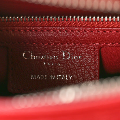 Christian Dior Ostrich Large Lady Dior Dark Brick 6 of 8