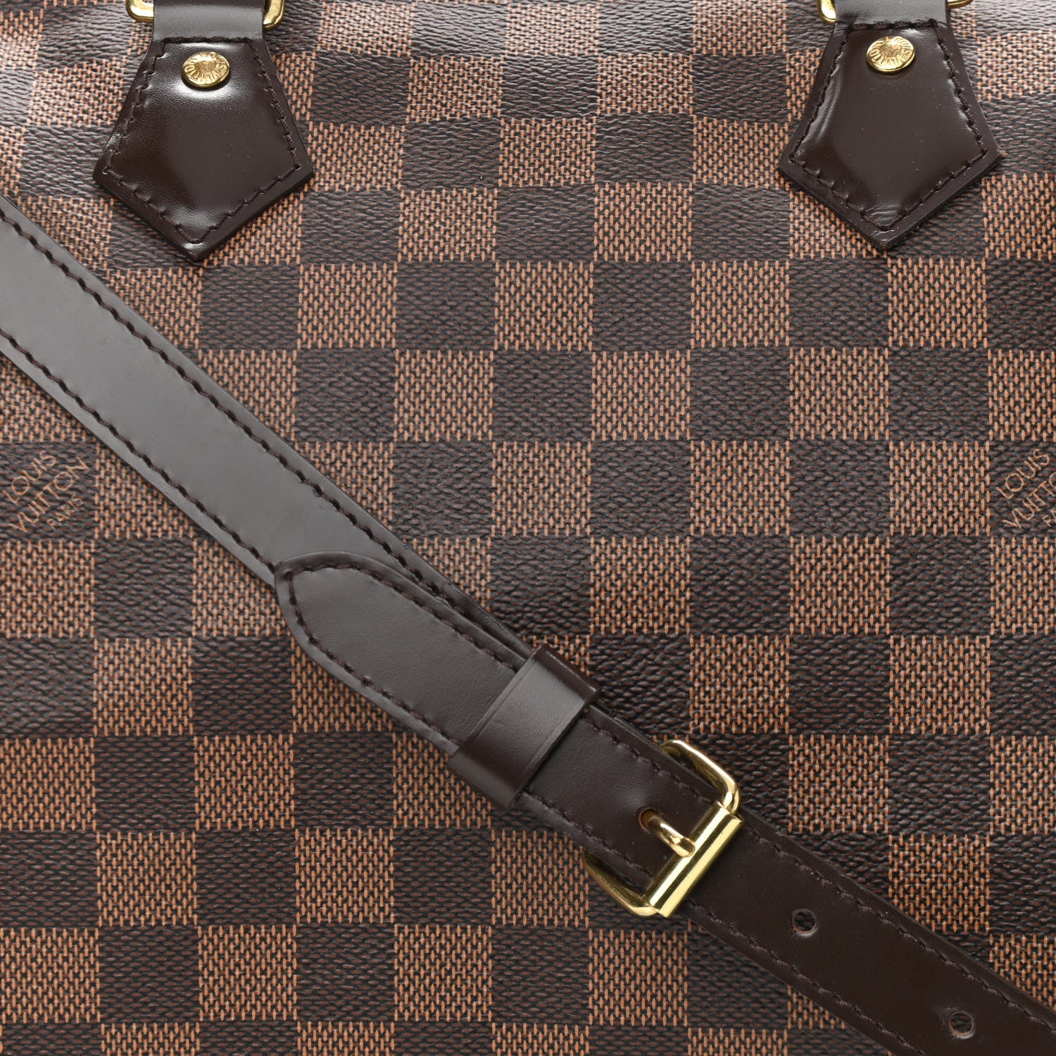Louis Vuitton Damier Ebene Speedy Bandouliere 35 8 of 11