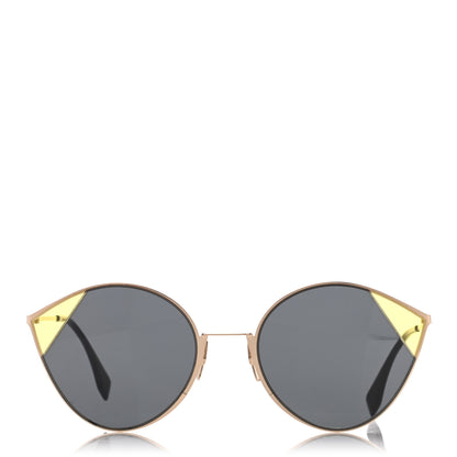 Fendi Cut-Eye Sunglasses FF 0341/S Gold Yellow 2 of 7