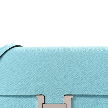 Hermes Epsom Constance Wallet To Go Bleu Atoll 8 of 10