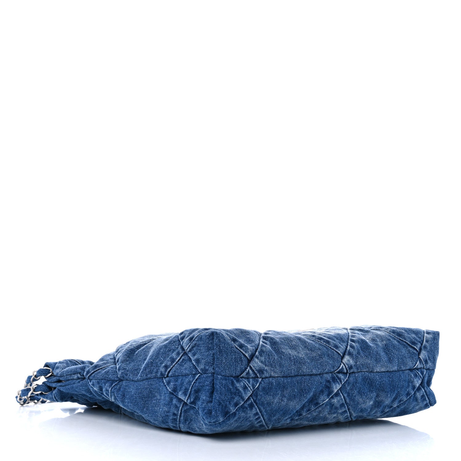 Chanel Denim Quilted Small Chanel 22 Blue 5 of 12