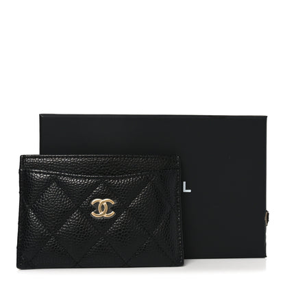 Chanel Caviar Quilted Card Holder Black 9 of 9