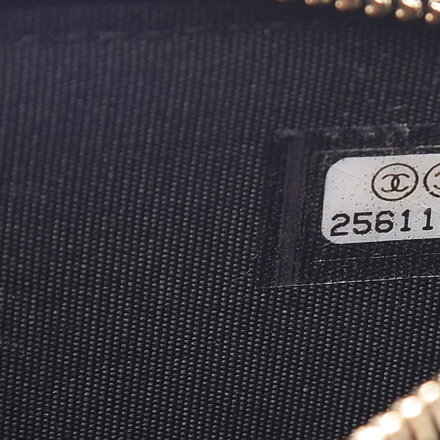 Chanel Caviar Quilted CC Filigree Clutch With Chain Black 9 of 10
