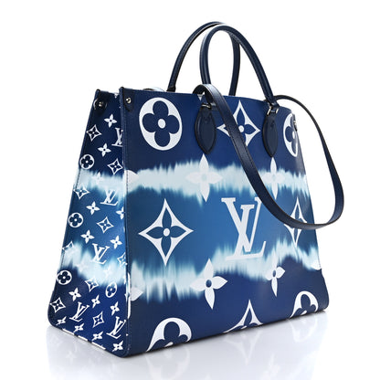Louis Vuitton Monogram Escale Onthego GM Blue 3 of 10