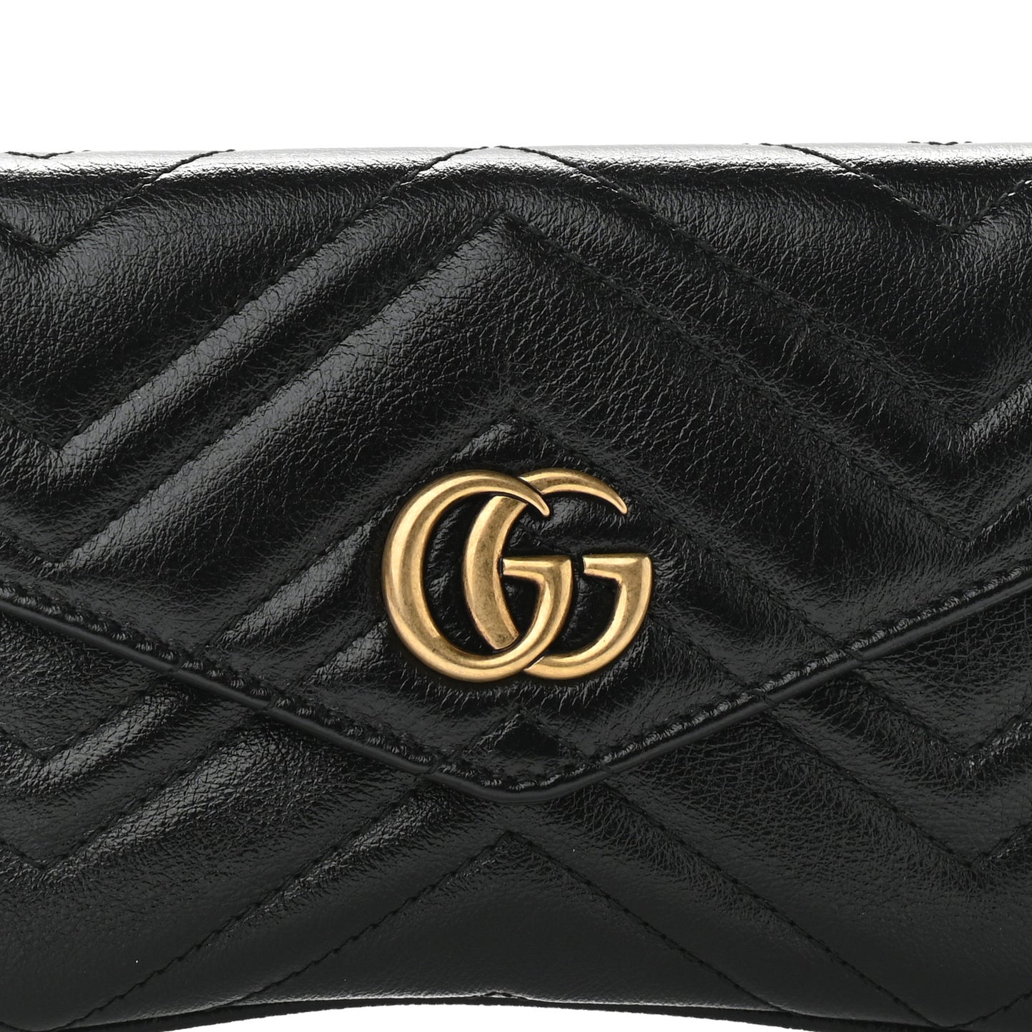 Calfskin Matelasse GG Marmont 2.0 Multi Belt Bag 85 34 Black