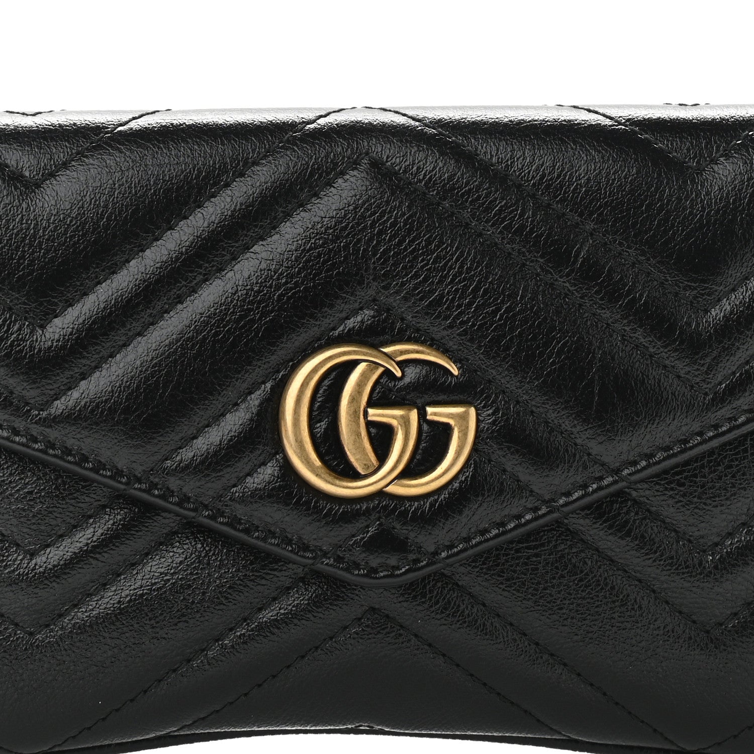 Gucci Calfskin Matelasse GG Marmont 2.0 Multi Belt Bag 85 34 Black 10 of 14