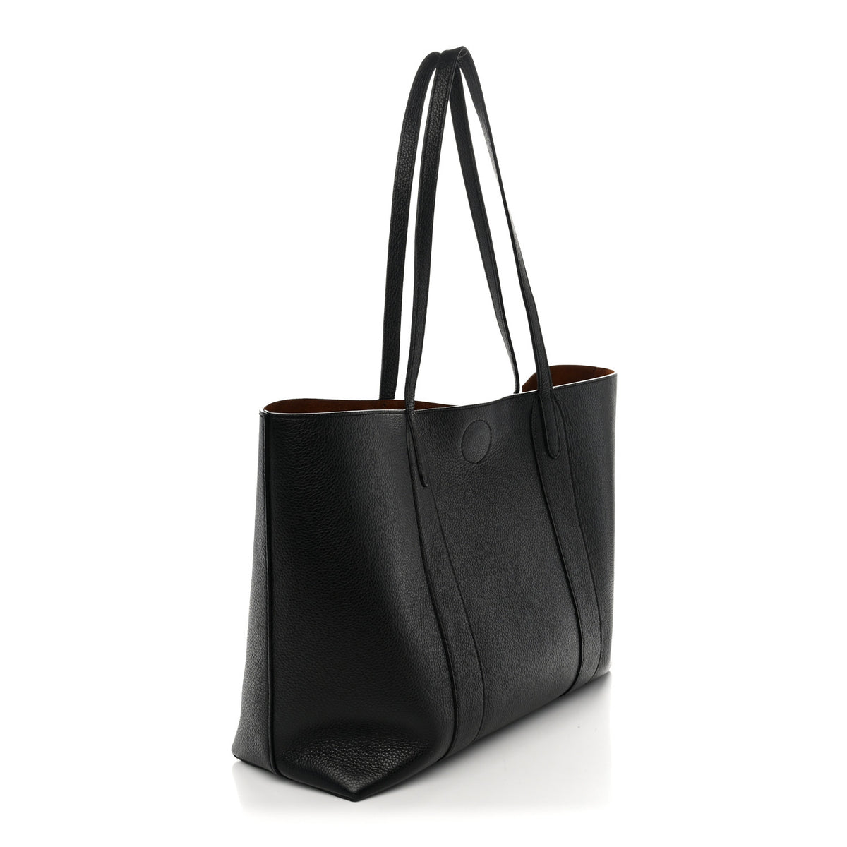 Small Classic Grain Bayswater Tote  Black
