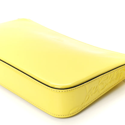 Christian Louboutin Patent Loubila Chain Clutch Yellow 10 of 10