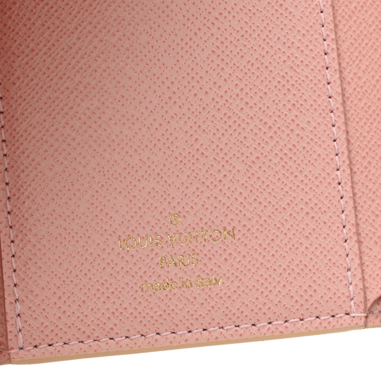 Damier Azur Victorine Wallet Rose Ballerine