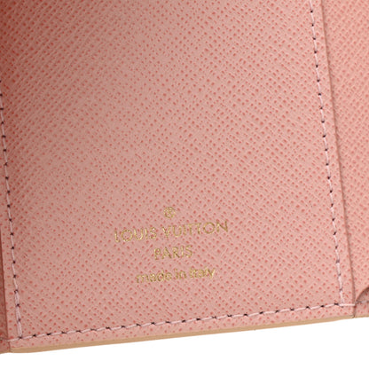Louis Vuitton Damier Azur Victorine Wallet Rose Ballerine 6 of 7