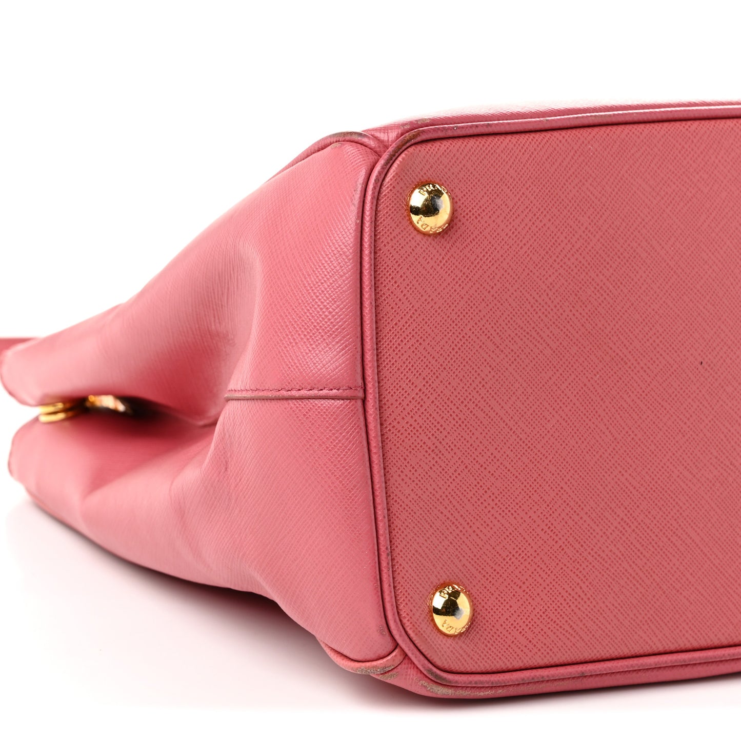 Saffiano Medium Galleria Double Zip Tote Geranio