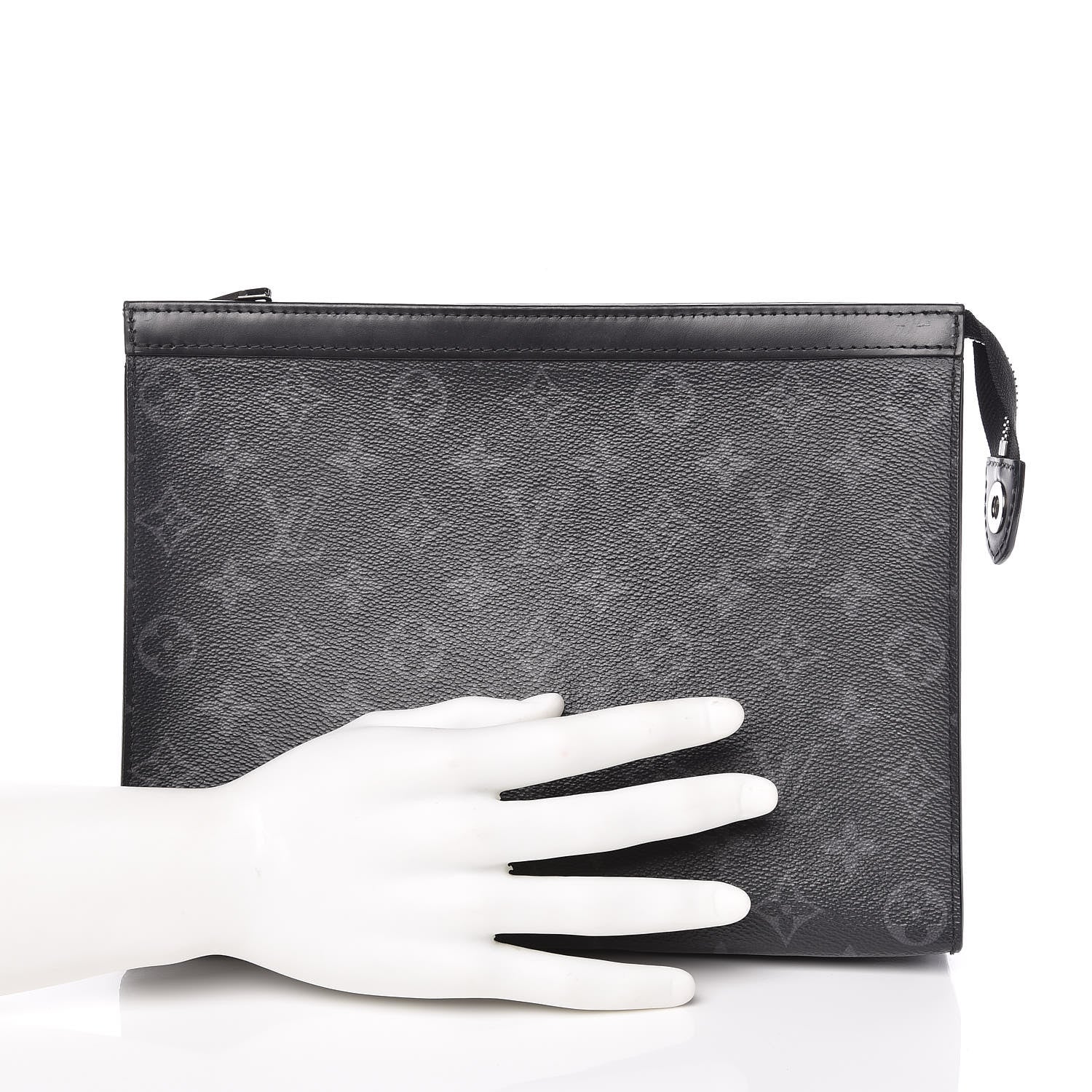 Louis Vuitton Monogram Eclipse Pochette Voyage MM 2 of 9
