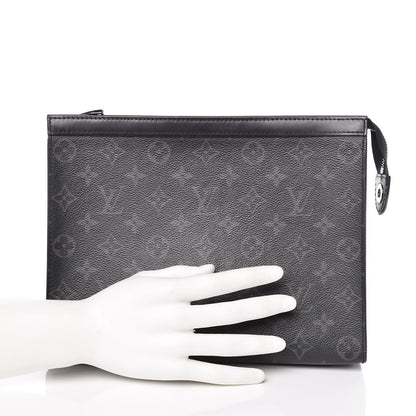 Louis Vuitton Monogram Eclipse Pochette Voyage MM 2 of 9