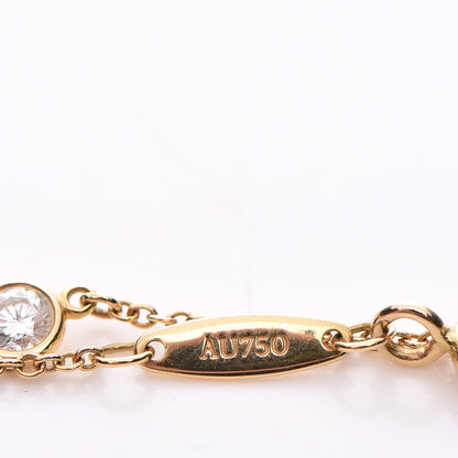 Tiffany 18K Yellow Gold Diamond .08ct Elsa Peretti Diamonds by the Yard Pendant Necklace 5 of 9