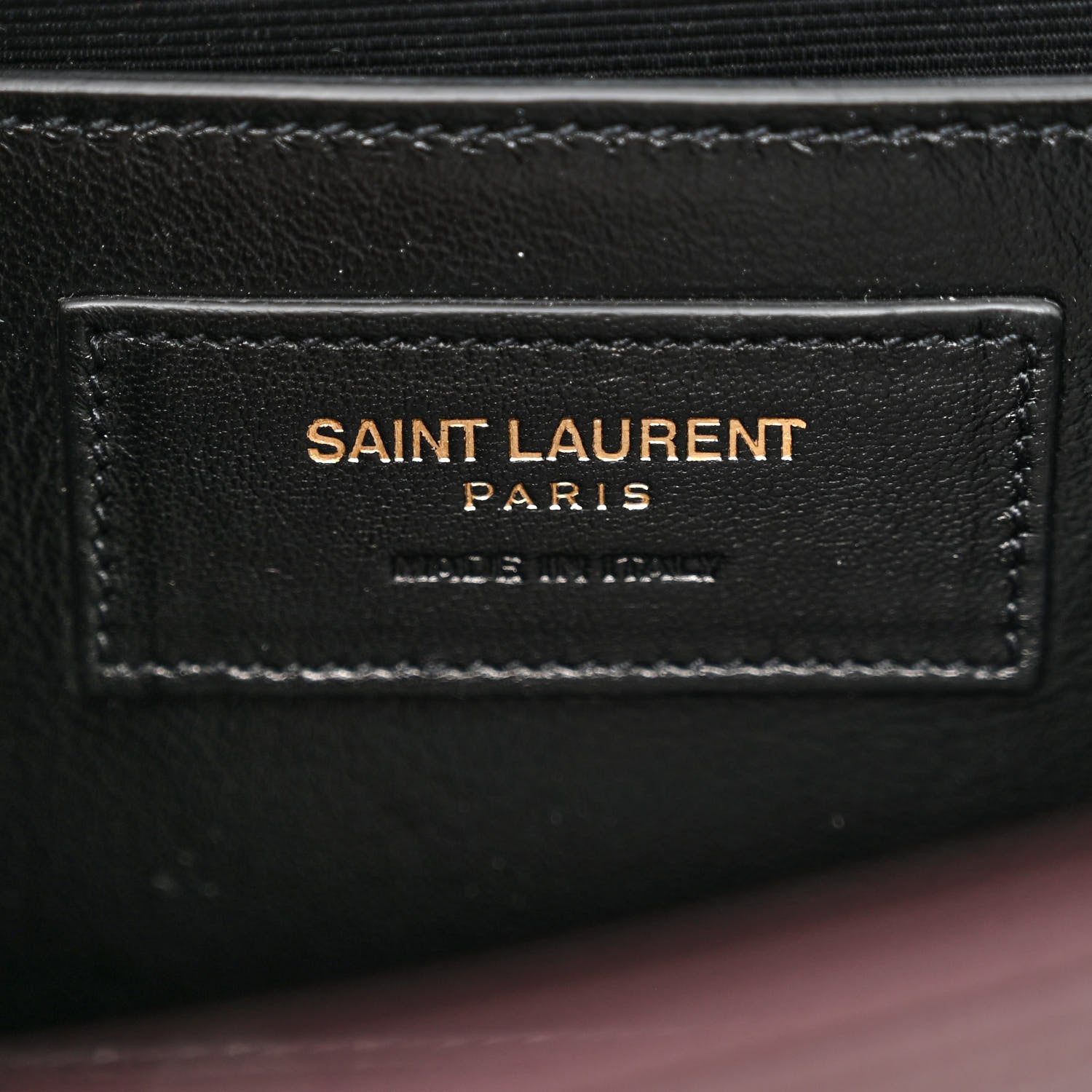 Saint Laurent Grain De Poudre Medium Classic Monogram Kate Satchel Amaranto 6 of 10