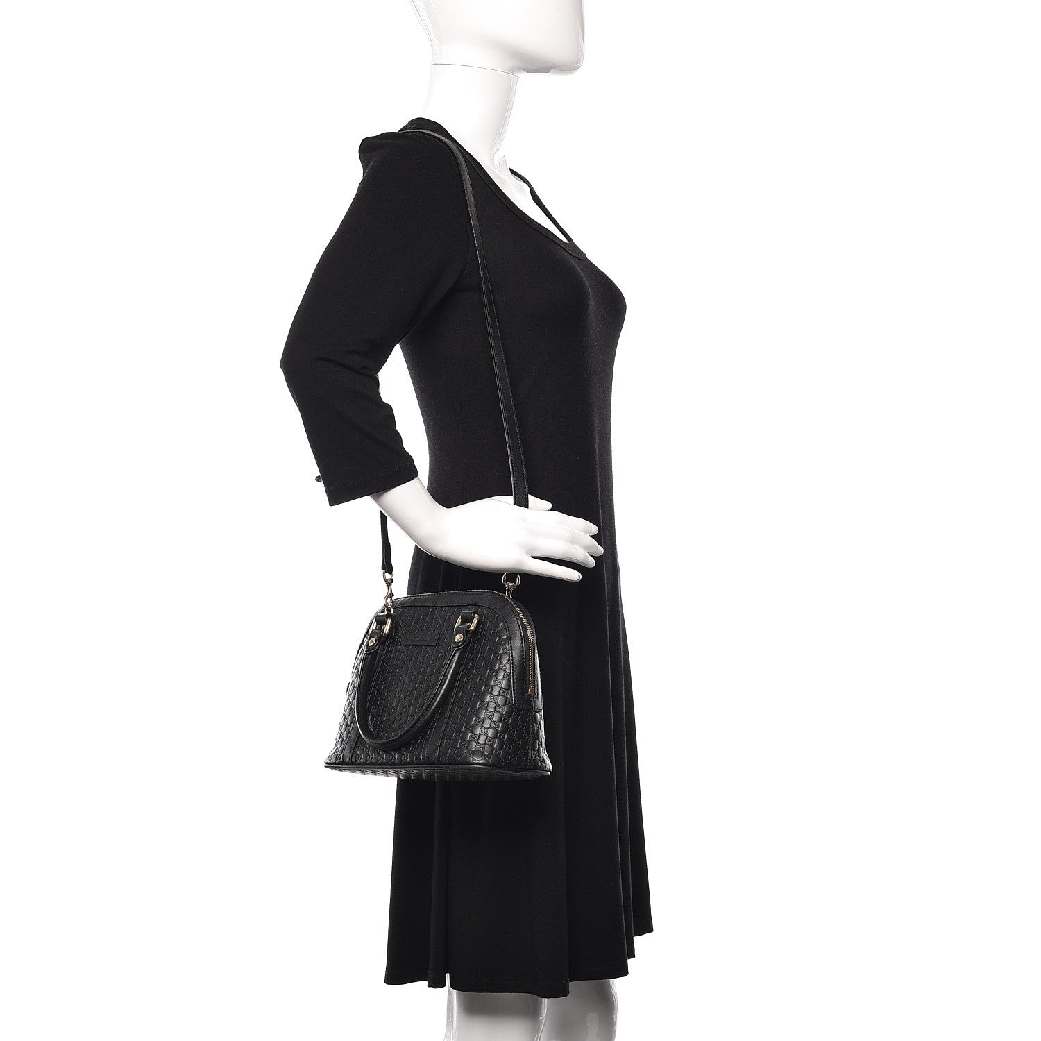 Gucci Microguccissima Mini Dome Bag Black 2 of 18