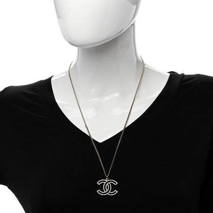 Chanel Crystal CC 100 Anniversary Necklace Gold 2 of 4