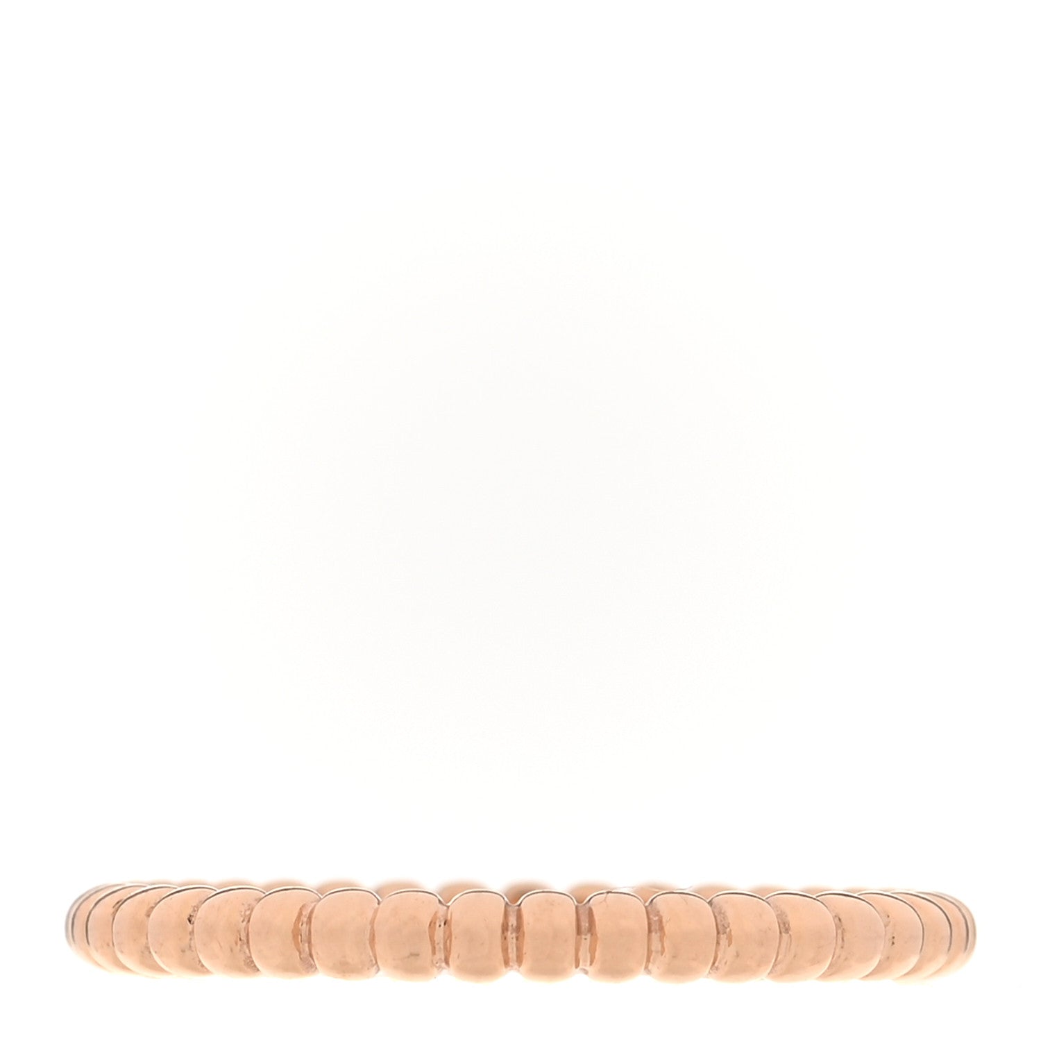 Van Cleef & Arpels 18K Rose Gold Small Perlee Ring 56 7.5 1 of 5