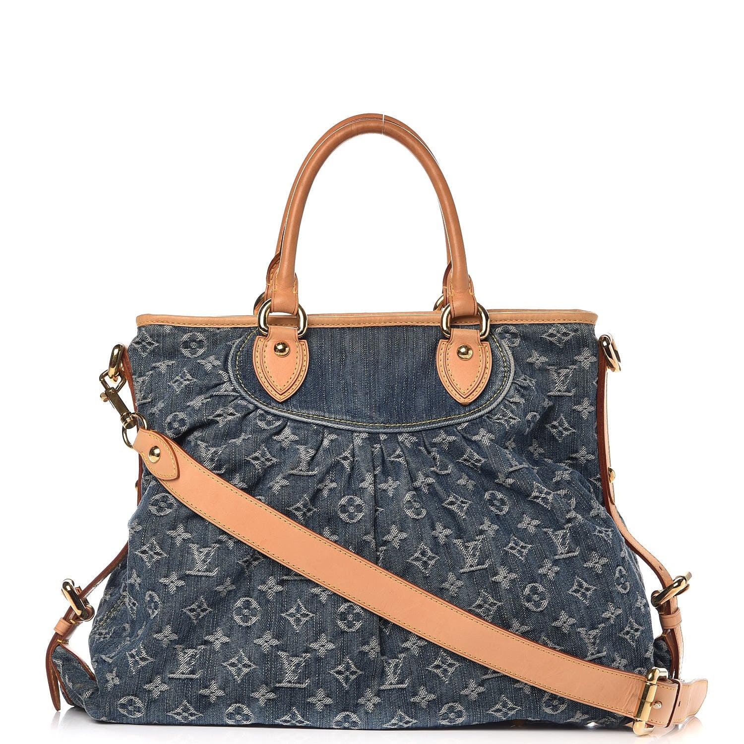 Louis Vuitton Denim Neo Cabby GM Blue 1 of 9
