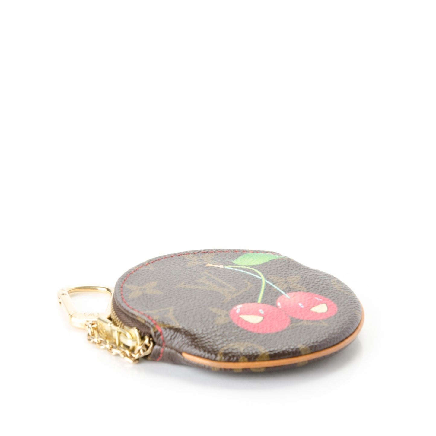 Monogram Cerises Round Coin Purse