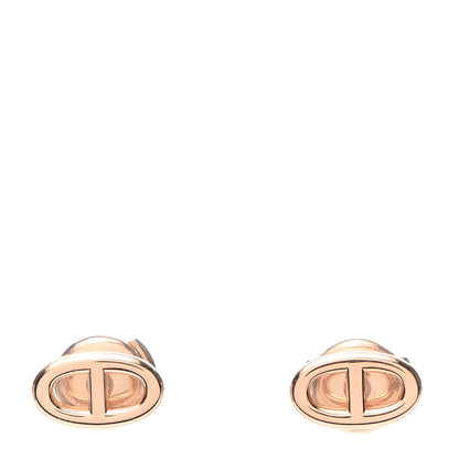Hermes 18K Rose Gold TPM Farandole Stud Earrings 1 of 5