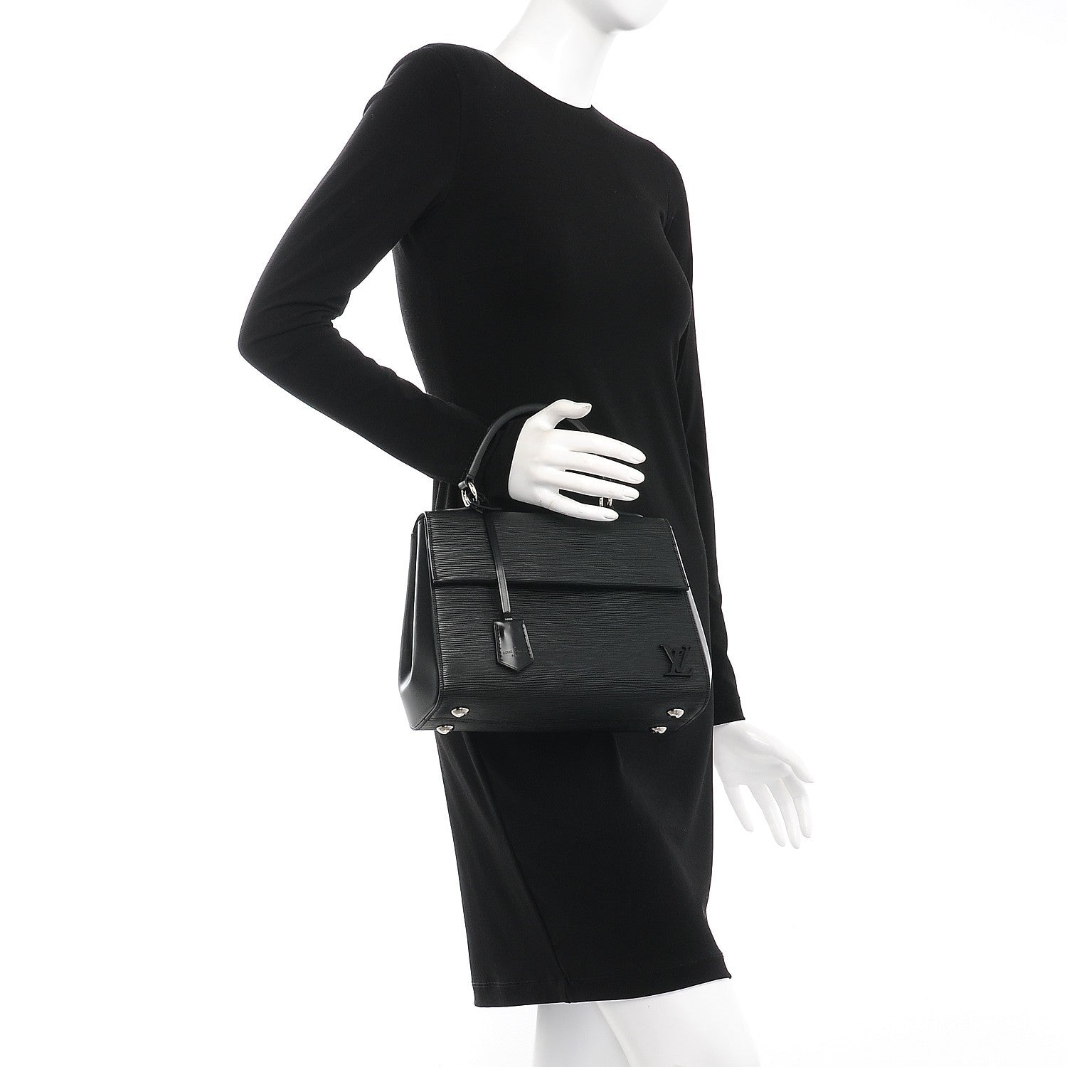 Louis Vuitton Epi Cluny BB Black 3 of 8