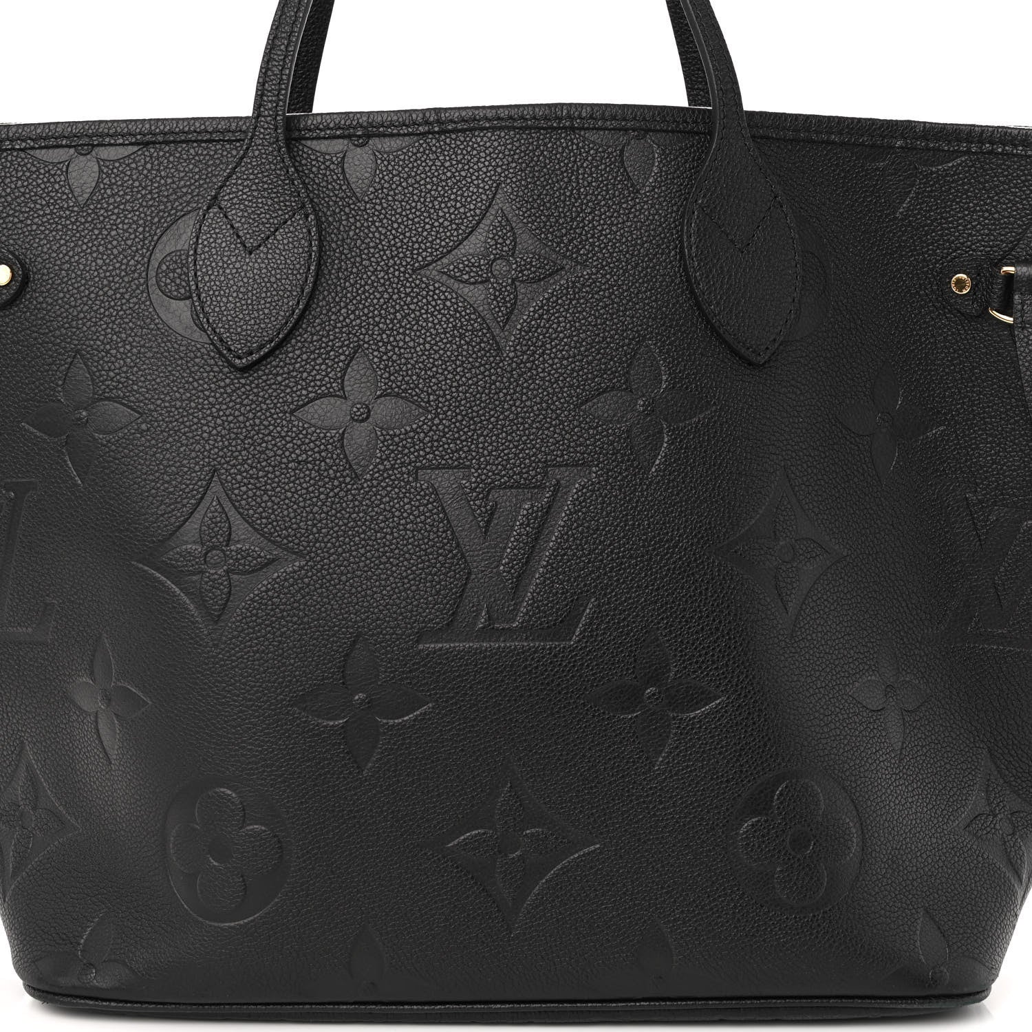 Louis Vuitton Empreinte Monogram Giant Neverfull MM Black 8 of 11