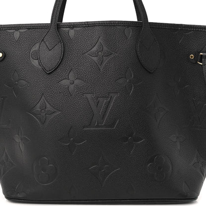 Louis Vuitton Empreinte Monogram Giant Neverfull MM Black 8 of 11