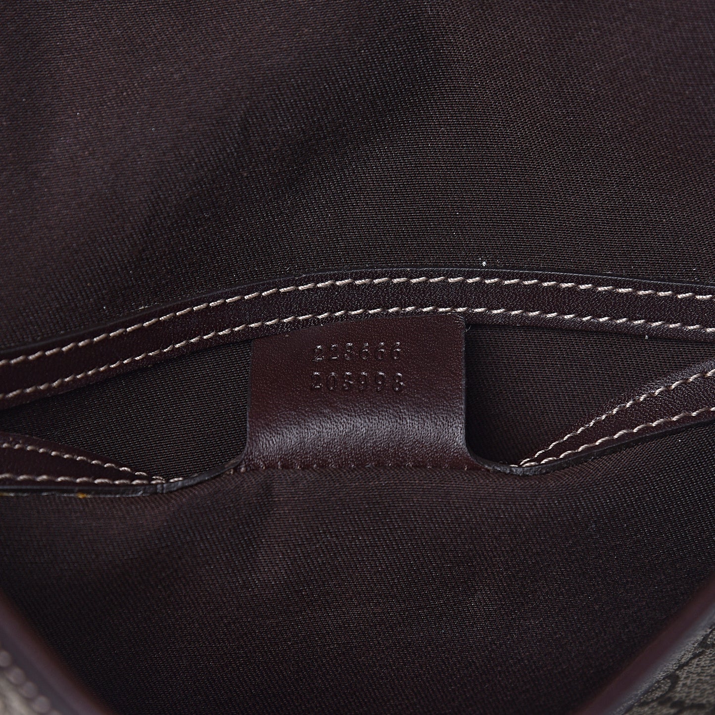 GG Plus Monogram Small Flap Messenger Bag Beige Dark Brown