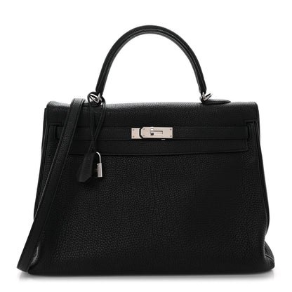 Hermes Togo Kelly Retourne 35 Black 1 of 12
