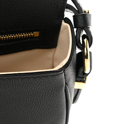 Louis Vuitton Grained Calfskin LV Pont 9 Soft MM Black 10 of 12