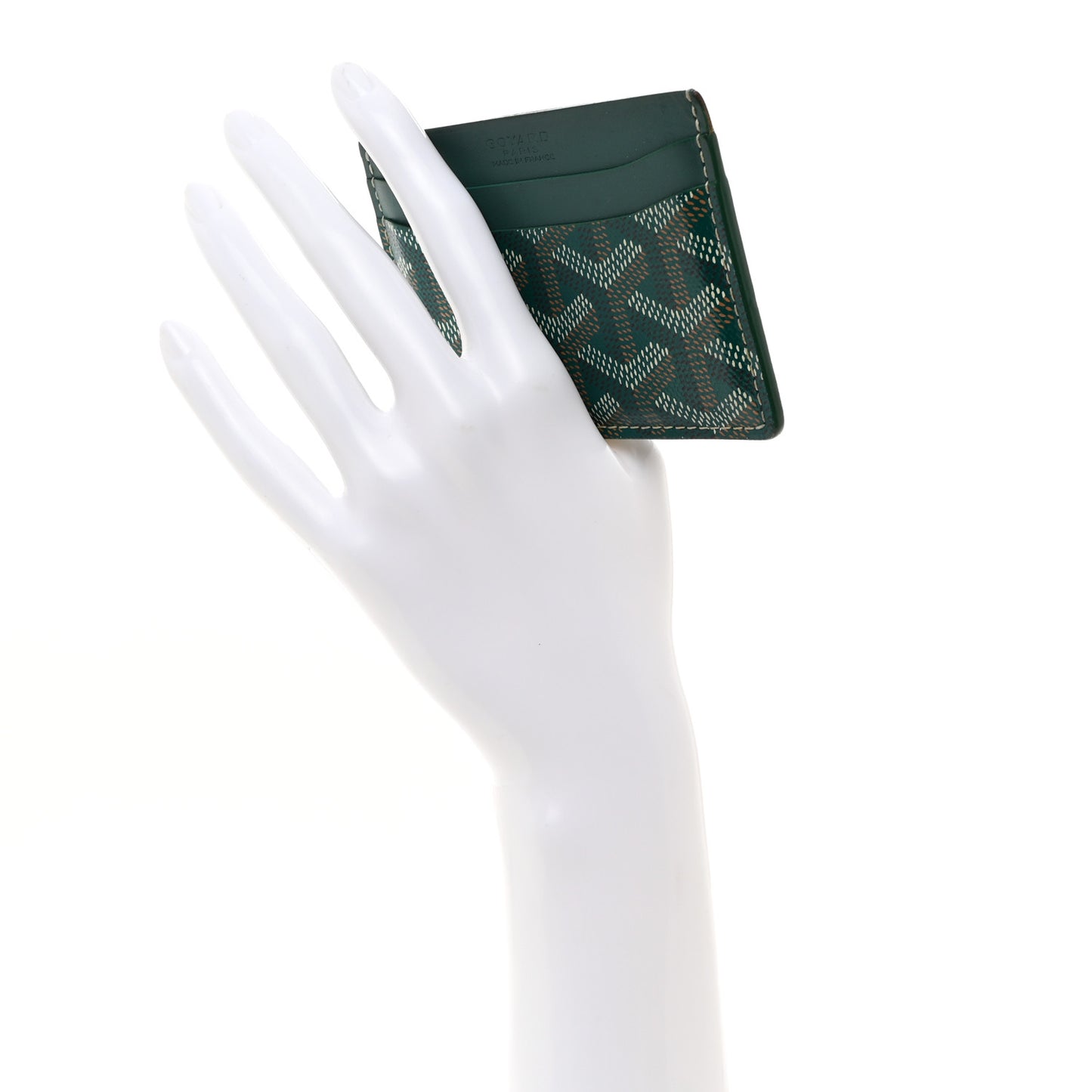 Goyardine Saint Sulpice Card Holder Green