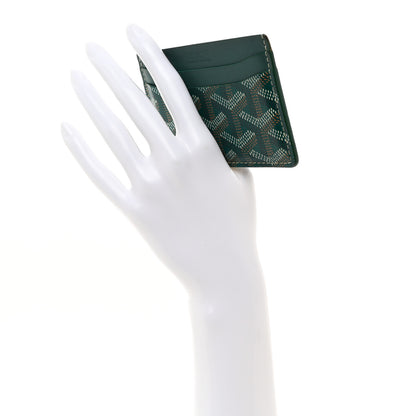 Goyard Goyardine Saint Sulpice Card Holder Green 2 of 7