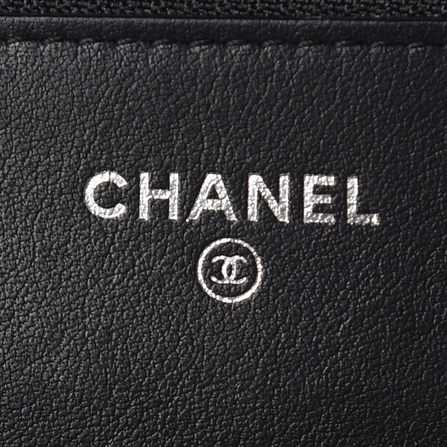 Chanel Caviar Timeless CC Wallet On Chain WOC Black 8 of 15