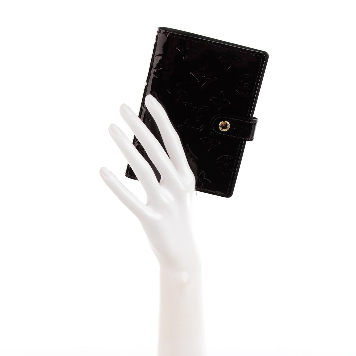 Louis Vuitton Vernis Small Ring Agenda Cover Amarante 2 of 7
