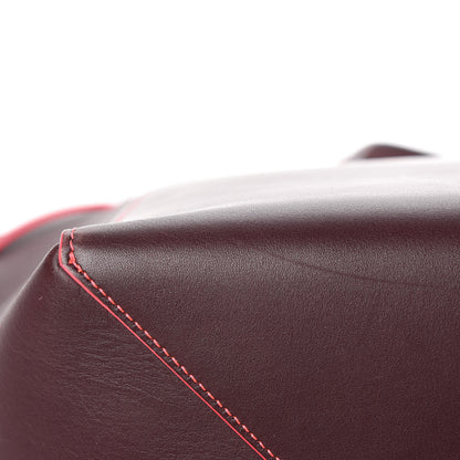 Celine Smooth Calfskin Small Tassel Cabas Phantom Burgundy Pink 13 of 14