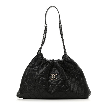 Chanel Caviar Quilted Medium Elastic Shopping Tote Black 1 of 10