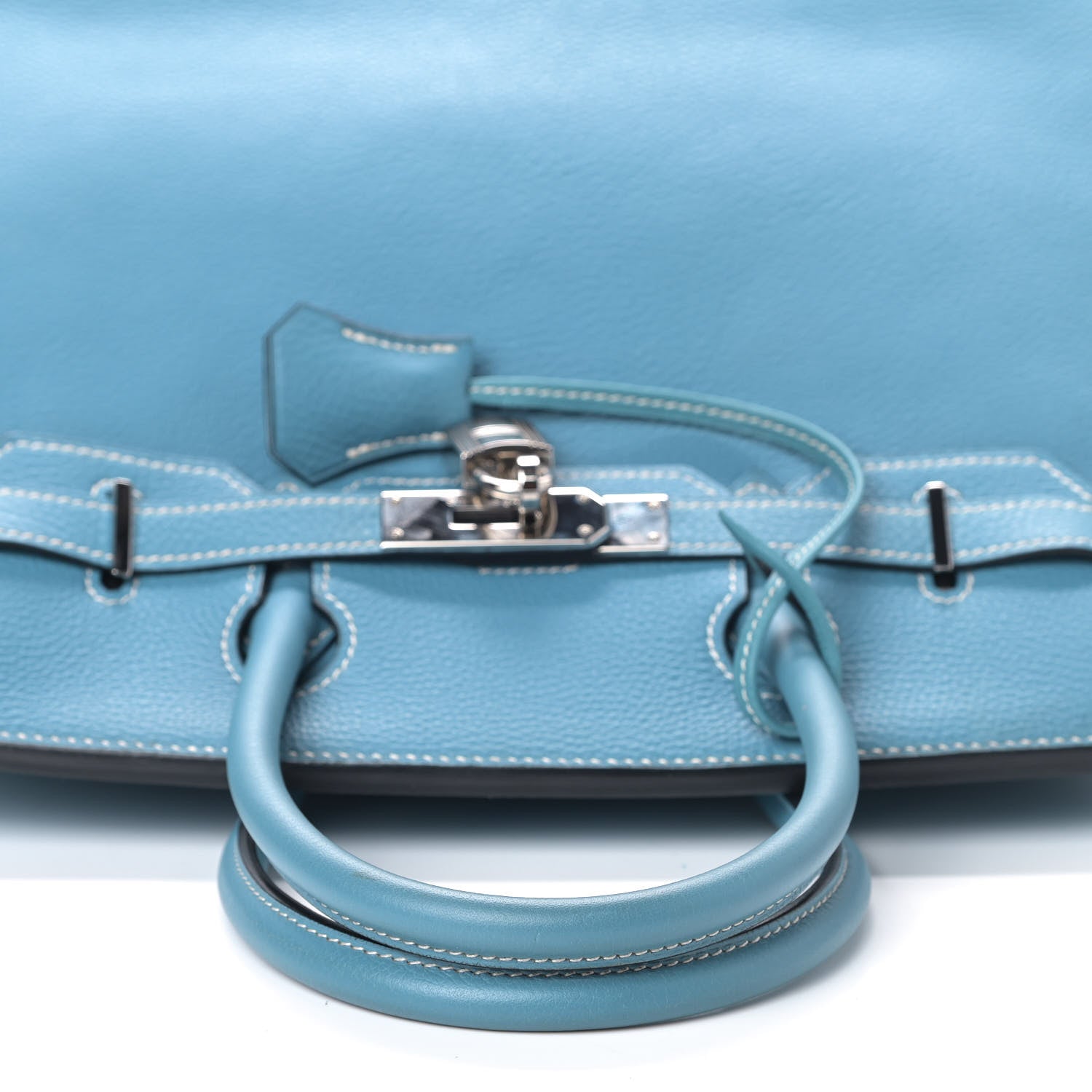Hermes Togo Birkin 30 Blue Jean 9 of 28
