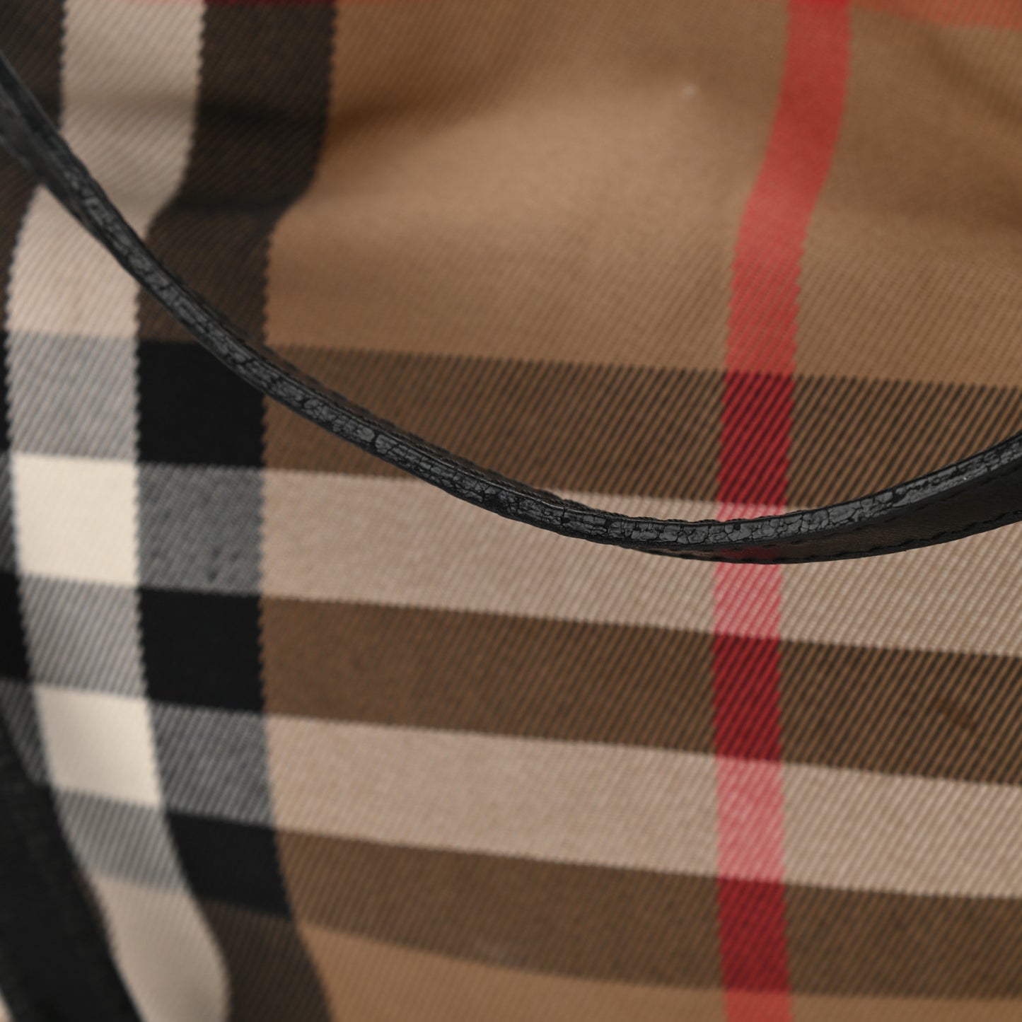 House Check Small Canterbury Tote Black