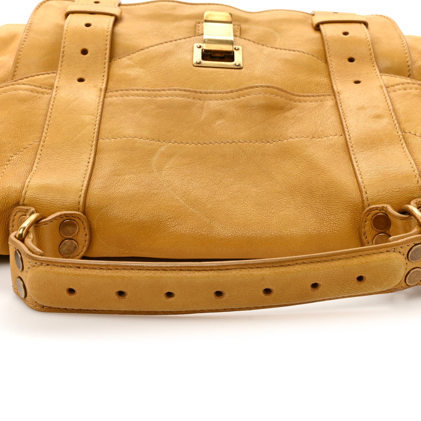 Lambskin Medium PS1 Satchel Mustard