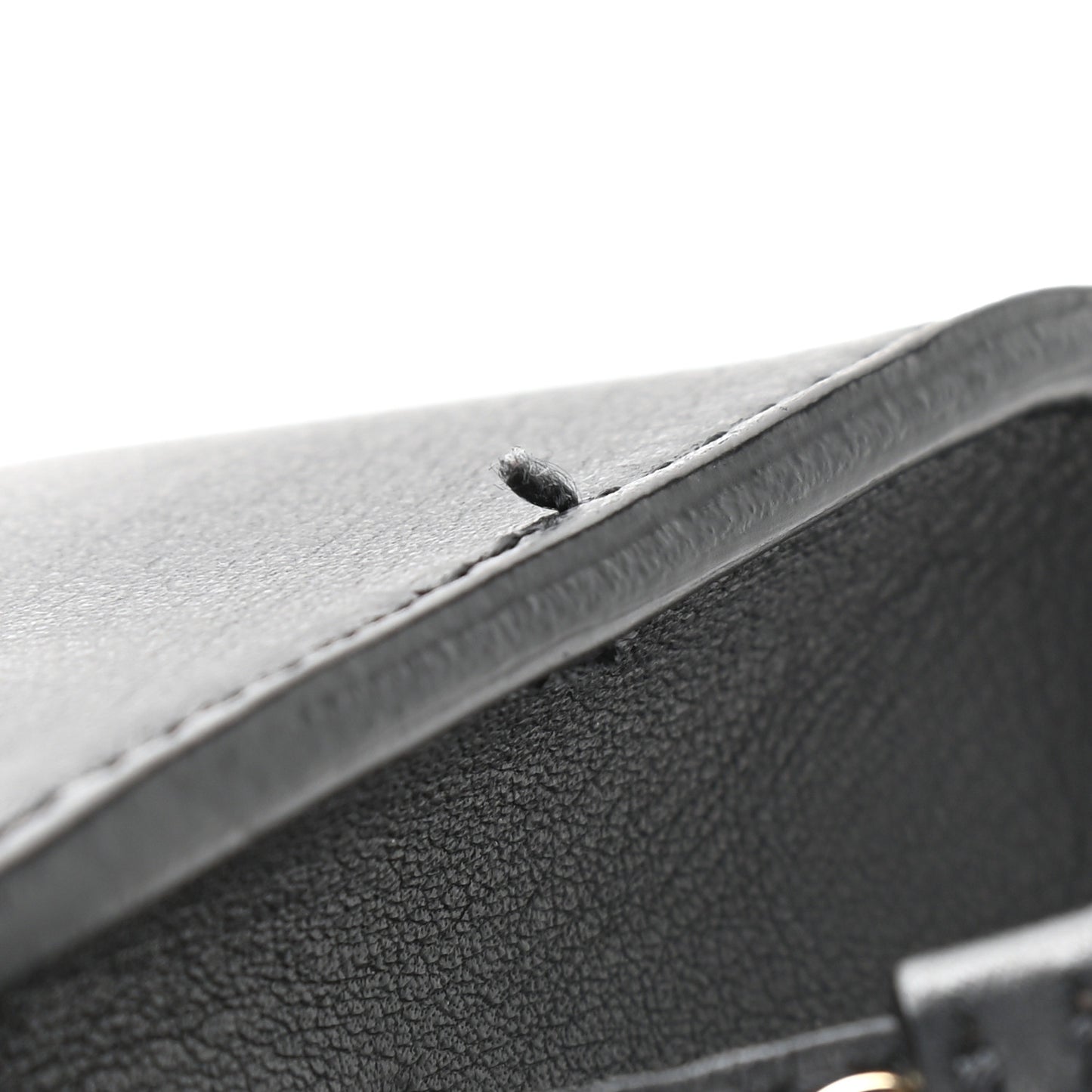 Suede Calfskin Mini Faye Shoulder Bag Black