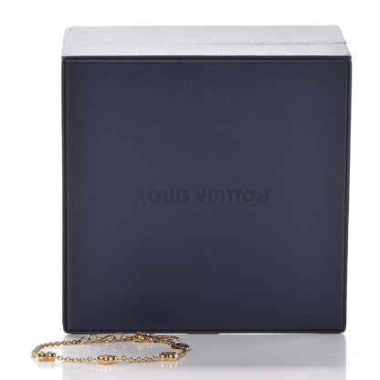 Louis Vuitton Brass Flower Full Bracelet Gold 6 of 6