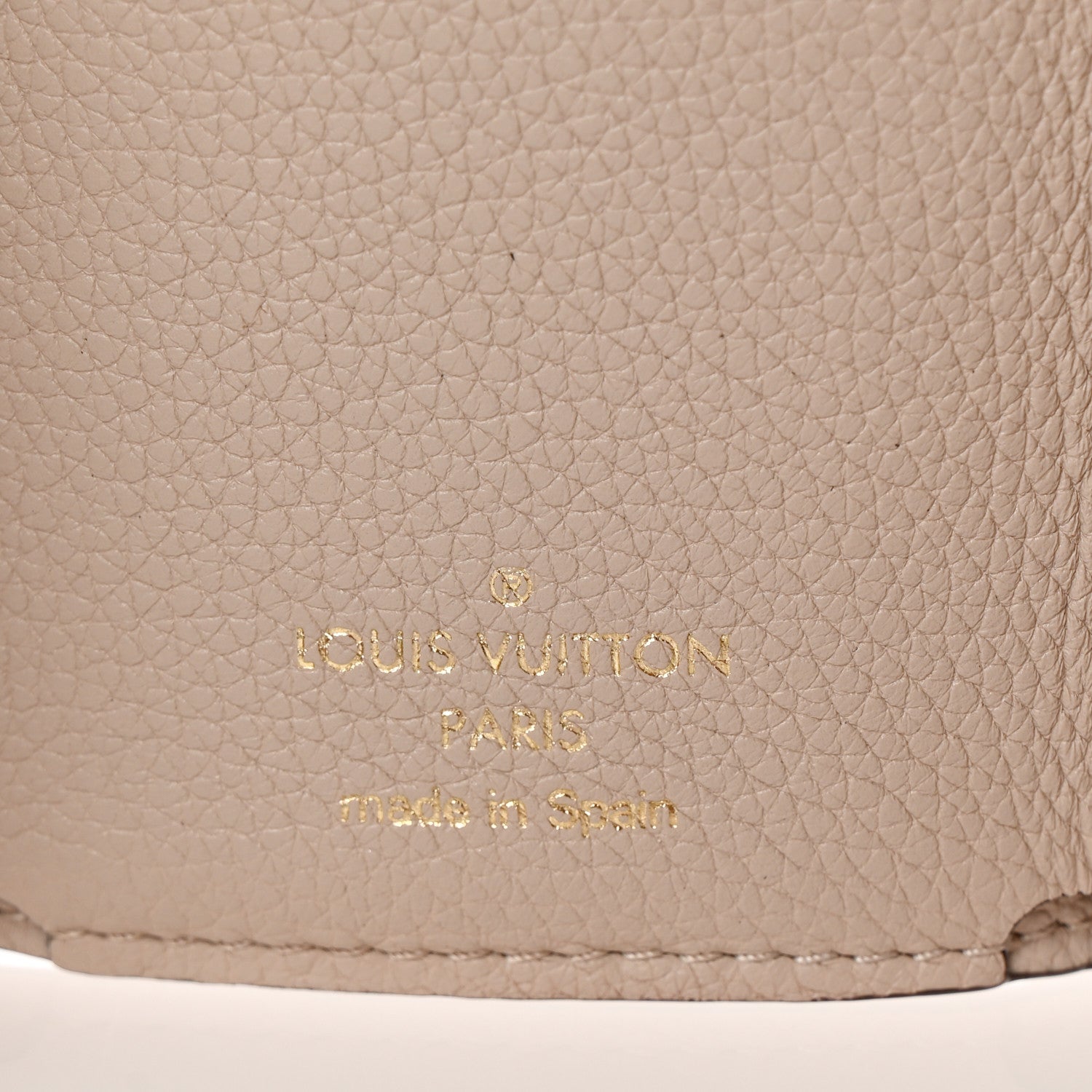 Louis Vuitton Calfskin Lockmini Wallet Greige 6 of 9