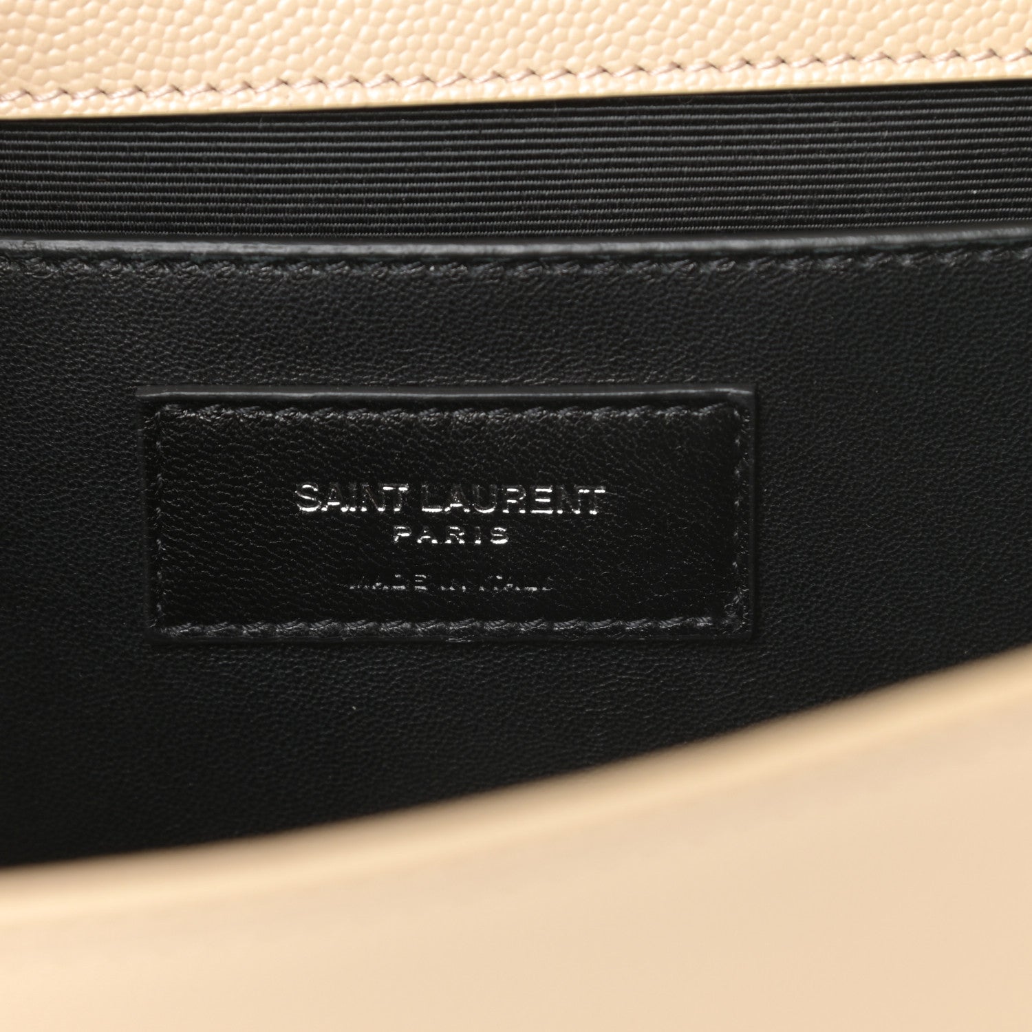Saint Laurent Grain De Poudre Medium Monogram Kate Satchel Nude Powder 6 of 11