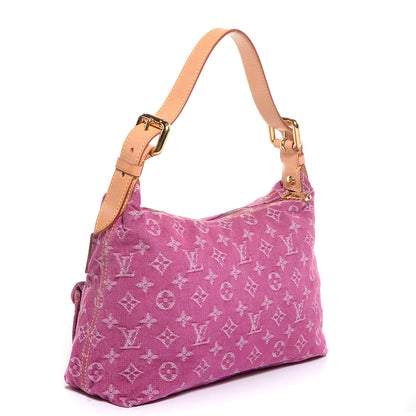 Louis Vuitton Denim Baggy PM Fuchsia 3 of 7